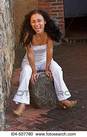 Dominican woman at Fortaleza San Felipe, Puerto Plata, Dominican Republic View Large Photo Image Stock Image - Dominican woman at Fortaleza San Felipe, Puerto Plata, Dominican Republic. Fotosearch