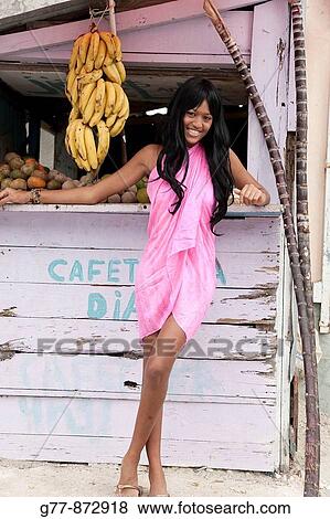 Dominican woman, Dominican Republic View Large Photo Image Stock Photo - Dominican woman, Dominican Republic. Fotosearch