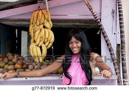 Dominican woman, Dominican Republic View Large Photo Image Stock Photo - Dominican woman, Dominican Republic. Fotosearch