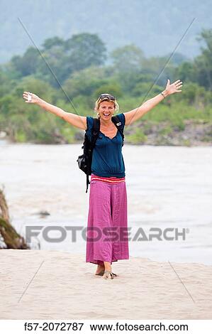 Don Khon island in the Mekong River, 4000 Islands in Southern Laos. View Large Photo Image Stock Photo - Don Khon island in the Mekong River, 4000 Islands in Southern Laos.. Fotosearch
