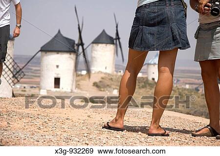 Don Quixote famously tilted at these windmills, thinking they were giants, overlooking La Mancha, Spain View Large Photo Image Stock Photo - Don Quixote famously tilted at these windmills, thinking they were giants, overlooking La Mancha, Spain. Fotosearch