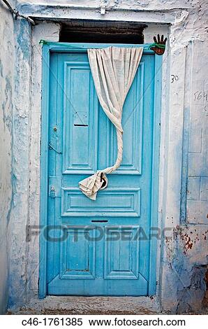 Door Bizerte Tunisia. View Large Photo Image Stock Photography - Door Bizerte Tunisia.. Fotosearch