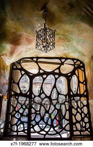 Door, Casa Mila, La Pedrera, Barcelona, Catalonia, Spain. View Large Photo Image Stock Photo - Door, Casa Mila, La Pedrera, Barcelona, Catalonia, Spain.. Fotosearch