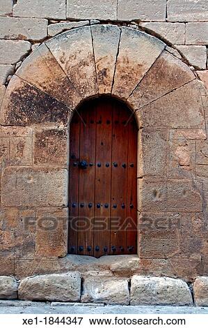 door, church of Santa Maria, s XIII, Verd, Catalonia, Spain View Large Photo Image Stock Photo - door, church of Santa Maria, s XIII, Verd, Catalonia, Spain. Fotosearch