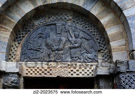 Door detail of the Romanesque church of the Assumption, Bossost, Lleida province, Catalonia, Spain View Large Photo Image Stock Photography - Door detail of the Romanesque church of the Assumption, Bossost, Lleida province, Catalonia, Spain. Fotosearch
