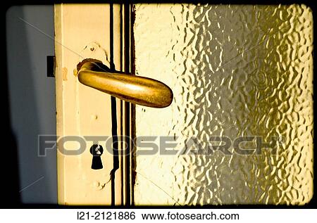 Door handle. View Large Photo Image Stock Photograph - Door handle.. Fotosearch