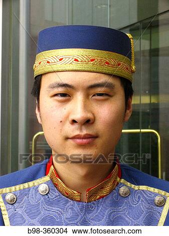 Doorman at hotel. Beijing. China View Large Photo Image Picture - Doorman at hotel. Beijing. China. Fotosearch