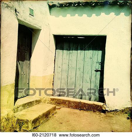 Doors in Deleitosa, Caceres province, Extremadura, Spain. View Large Photo Image Stock Photo - Doors in Deleitosa, Caceres province, Extremadura, Spain.. Fotosearch