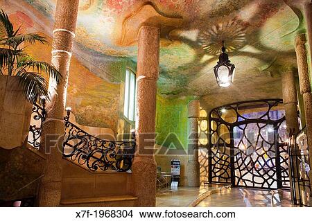 Doorway, Casa Mila, La Pedrera, Barcelona, Catalonia, Spain. View Large Photo Image Picture - Doorway, Casa Mila, La Pedrera, Barcelona, Catalonia, Spain.. Fotosearch