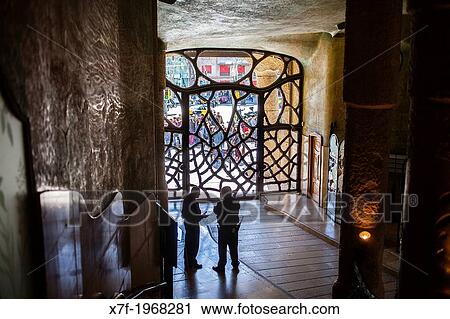 Doorway, Casa Mila, La Pedrera, Barcelona, Catalonia, Spain. View Large Photo Image Stock Image - Doorway, Casa Mila, La Pedrera, Barcelona, Catalonia, Spain.. Fotosearch