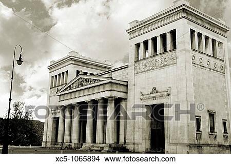 Doric Propylaea on King's Square in Munich View Large Photo Image Picture - Doric Propylaea on King's Square in Munich. Fotosearch