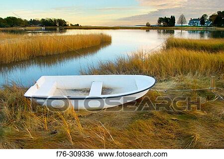 Dory on saltmarhes. Duxbury. Massachusetts, USA View Large Photo Image Stock Photograph - Dory on saltmarhes. Duxbury. Massachusetts, USA. Fotosearch