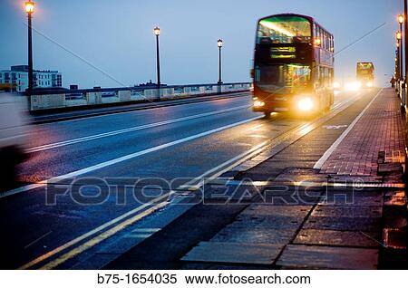 Stock Photography - Double-decker bus, London, England. Fotosearch