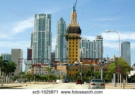 Down Town, Miami, Florida, USA View Large Photo Image Stock Image - Down Town, Miami, Florida, USA. Fotosearch
