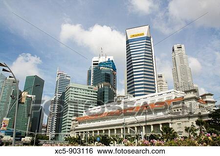 Downtown Core of Central Area, Singapore View Large Photo Image Stock Photograph - Downtown Core of Central Area, Singapore. Fotosearch