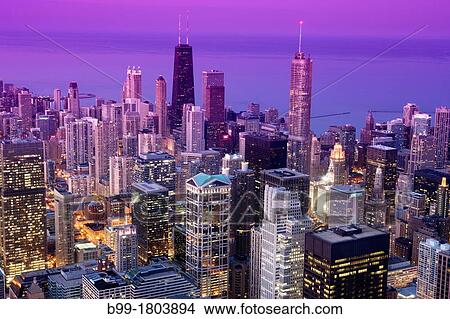 DOWNTOWN LOOP SKYLINE CHICAGO ILLINOIS USA View Large Photo Image Picture - DOWNTOWN LOOP SKYLINE CHICAGO ILLINOIS USA. Fotosearch