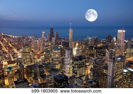 DOWNTOWN LOOP SKYLINE CHICAGO ILLINOIS USA View Large Photo Image Stock Photography - DOWNTOWN LOOP SKYLINE CHICAGO ILLINOIS USA. Fotosearch