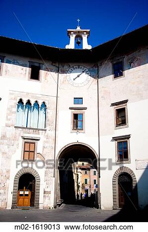 Stock Image - Downtown of Pisa, Tuscany, Italy. Fotosearch