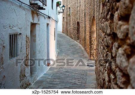 Downtown of Vejer de la Frontera, Cadiz, Andalusia, Spain View Large Photo Image Picture - Downtown of Vejer de la Frontera, Cadiz, Andalusia, Spain. Fotosearch