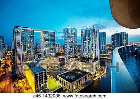 Downtown skyline, Miami, Florida, USA View Large Photo Image Stock Photograph - Downtown skyline, Miami, Florida, USA. Fotosearch