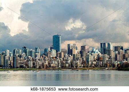 downtown Vancouver skyline from west of Kitsilano Beach View Large Photo Image Stock Image - downtown Vancouver skyline from west of Kitsilano Beach. Fotosearch