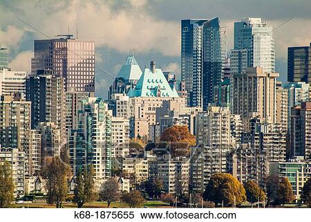downtown Vancouver skyline from west of Kitsilano Beach View Large Photo Image Stock Photography - downtown Vancouver skyline from west of Kitsilano Beach. Fotosearch