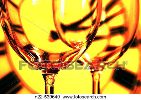 Stock Photo - Drinks and time.. Fotosearch