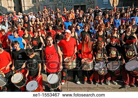 drumming, festes de la Merce? 11, Barcelona, Catalonia, Spain View Large Photo Image Stock Photo - drumming, festes de la Merce? 11, Barcelona, Catalonia, Spain. Fotosearch