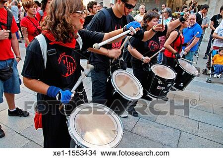 drums, percussion, festes de la Merce? 11, Barcelona, Catalonia, Spain View Large Photo Image Picture - drums, percussion, festes de la Merce? 11, Barcelona, Catalonia, Spain. Fotosearch