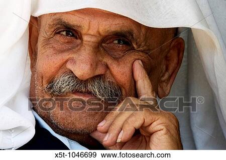 Stock Photo - Druz man in traditional dress. Fotosearch