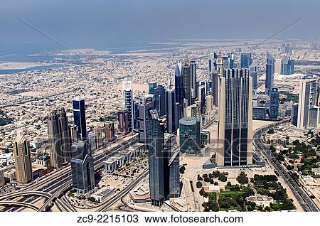 Stock Image - Dubai skyline.. Fotosearch