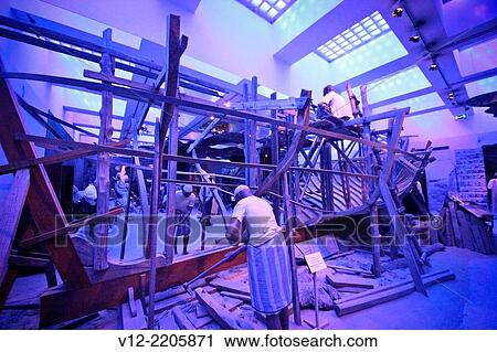 Dubai, United Arab Emirates- Traditional Fishing Boat Construction, Museum of Dubai, UAE View Large Photo Image Stock Image - Dubai, United Arab Emirates- Traditional Fishing Boat Construction, Museum of Dubai, UAE. Fotosearch