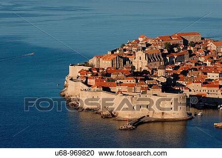 Dubrovnik, Adriatic Sea, Croatia View Large Photo Image Stock Image - Dubrovnik, Adriatic Sea, Croatia. Fotosearch