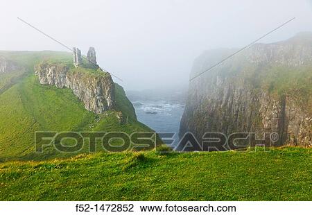 Dunseverick Castle Portbraddan Village Causeway Coastal Route Antrim County, Northern Ireland, Europe View Large Photo Image Stock Image - Dunseverick Castle Portbraddan Village Causeway Coastal Route Antrim County, Northern Ireland, Europe. Fotosearch