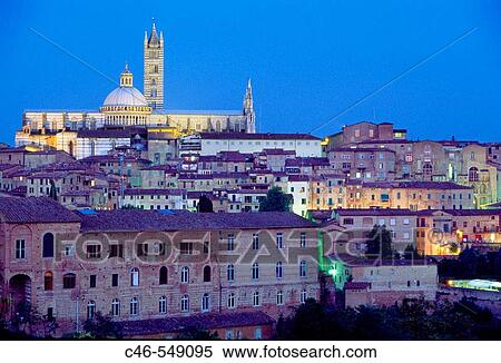Stock Photography - Duomo (cathedral), Siena. Tuscany, Italy. Fotosearch