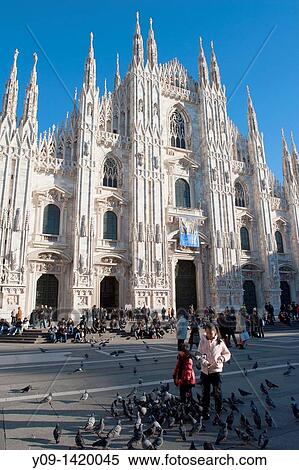 Duomo, Milan, Lombardy, Italy View Large Photo Image Stock Photography - Duomo, Milan, Lombardy, Italy. Fotosearch