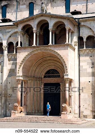 Stock Image - Duomo, Modena. Emilia-Romagna, Italy. Fotosearch