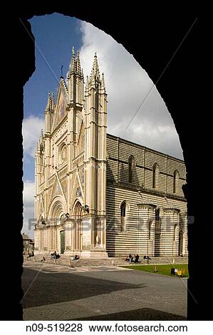 Duomo of Orvieto. Umbria. Italy View Large Photo Image Stock Photo - Duomo of Orvieto. Umbria. Italy. Fotosearch