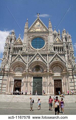 Duomo, Siena, Tuscany, Italy View Large Photo Image Stock Photo - Duomo, Siena, Tuscany, Italy. Fotosearch