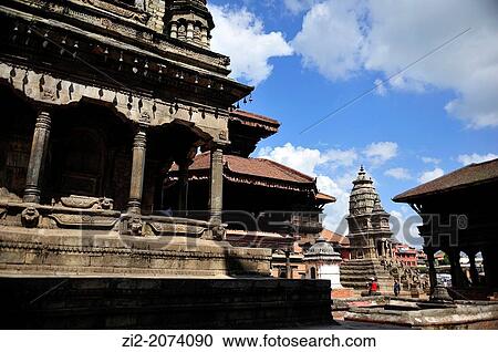 Durbar Square, Bhaktapur, Nepal. View Large Photo Image Stock Image - Durbar Square, Bhaktapur, Nepal.. Fotosearch