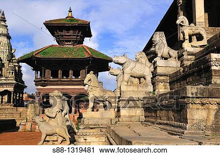 Durbar square, Pashpati temple, Bhaktapur (Bhadgaon), Kathmandu Valley, Nepal. View Large Photo Image Stock Image - Durbar square, Pashpati temple, Bhaktapur (Bhadgaon), Kathmandu Valley, Nepal.. Fotosearch