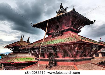 Durbar Square, Patan, Lalitpur, Nepal. View Large Photo Image Stock Photo - Durbar Square, Patan, Lalitpur, Nepal.. Fotosearch