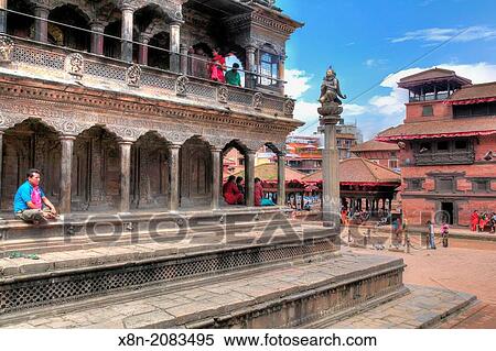 Durbar Square, Patan, Lalitpur, Nepal. View Large Photo Image Stock Photography - Durbar Square, Patan, Lalitpur, Nepal.. Fotosearch