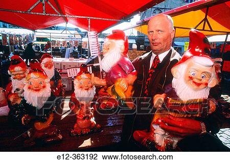 Dwarfs seller. Amsterdam. Netherlands. View Large Photo Image Stock Image - Dwarfs seller. Amsterdam. Netherlands.. Fotosearch
