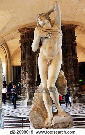 Dying Slave by Michelangelo, Louvre Museum, Paris, France View Large Photo Image Stock Photo - Dying Slave by Michelangelo, Louvre Museum, Paris, France. Fotosearch