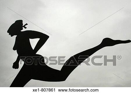 Dynamic woman sculpture. Casal Rojas. Bages. Catalonia. Spain. View Large Photo Image Stock Image - Dynamic woman sculpture. Casal Rojas. Bages. Catalonia. Spain.. Fotosearch