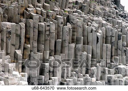 Dyrholaey and its beach with basaltic formations. Atlantic coast going to V? k. Iceland. View Large Photo Image Stock Image - Dyrholaey and its beach with basaltic formations. Atlantic coast going to V? k. Iceland.. Fotosearch