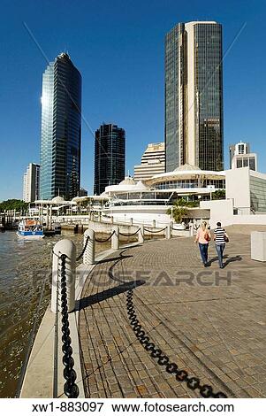 Eagle Street Pier at Brisbane River, Brisbane, Queensland, Australia View Large Photo Image Stock Photo - Eagle Street Pier at Brisbane River, Brisbane, Queensland, Australia. Fotosearch