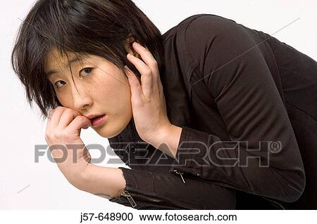 Stock Image - Eanjee Ahn korean college student in washington.. Fotosearch