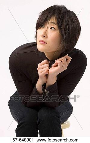 Stock Image - Eanjee Ahn korean college student in washington.. Fotosearch